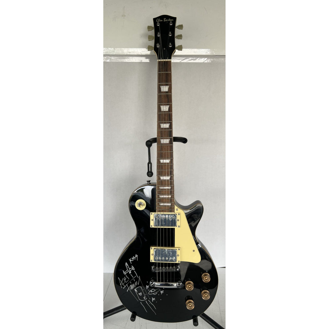 Ace Frehley of Kiss les paul  electric guitar signed with sketch & proof
