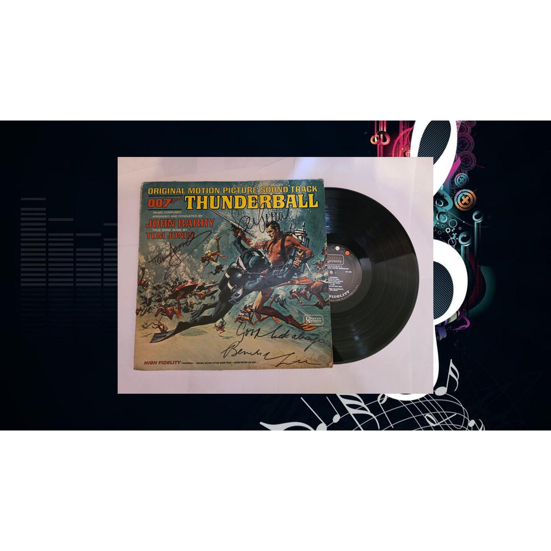John Barry "Thunderball Original Motion Picture Soundtrack" LP signed with proof.