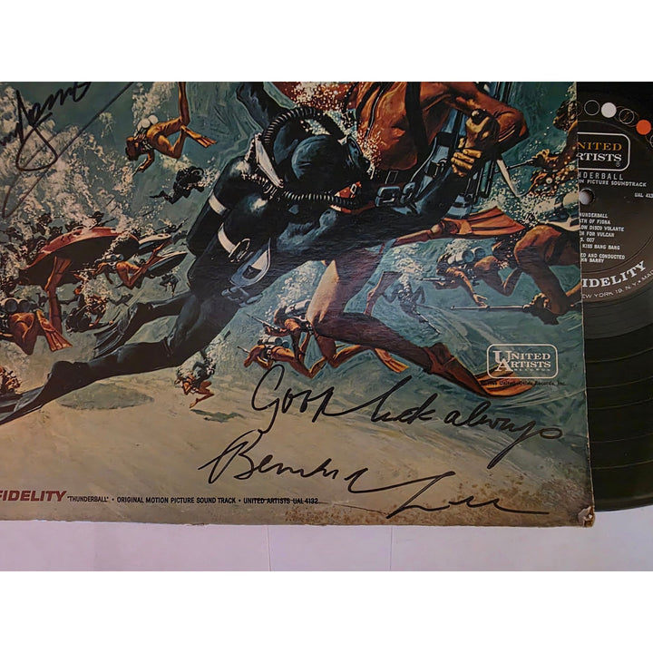 John Barry "Thunderball Original Motion Picture Soundtrack" LP signed with proof.