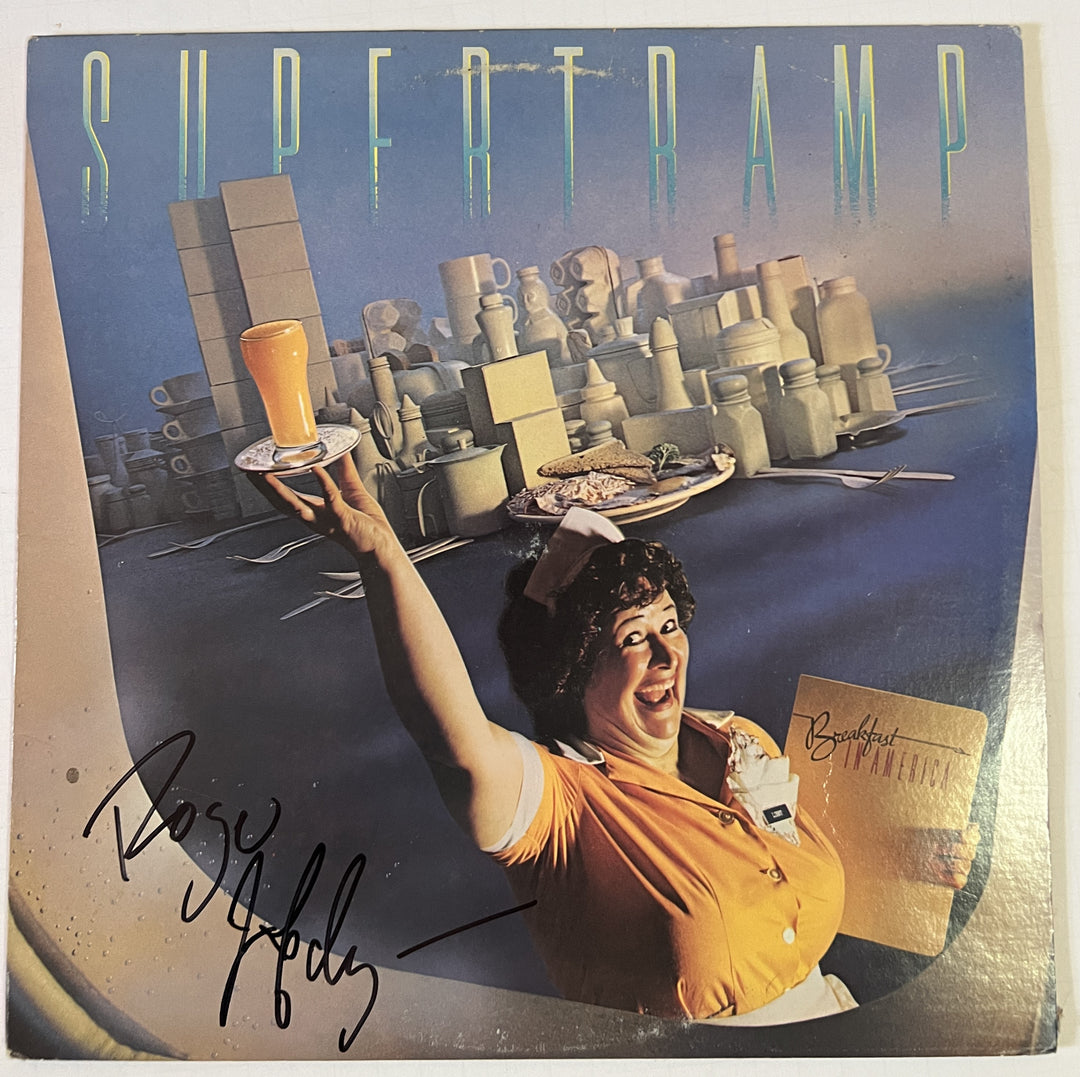 Roger Hodgson Supertramp LP signed with proof