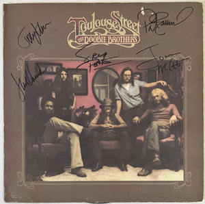 The Doobie Brothers "Toulouse Street" LP Signed with proof