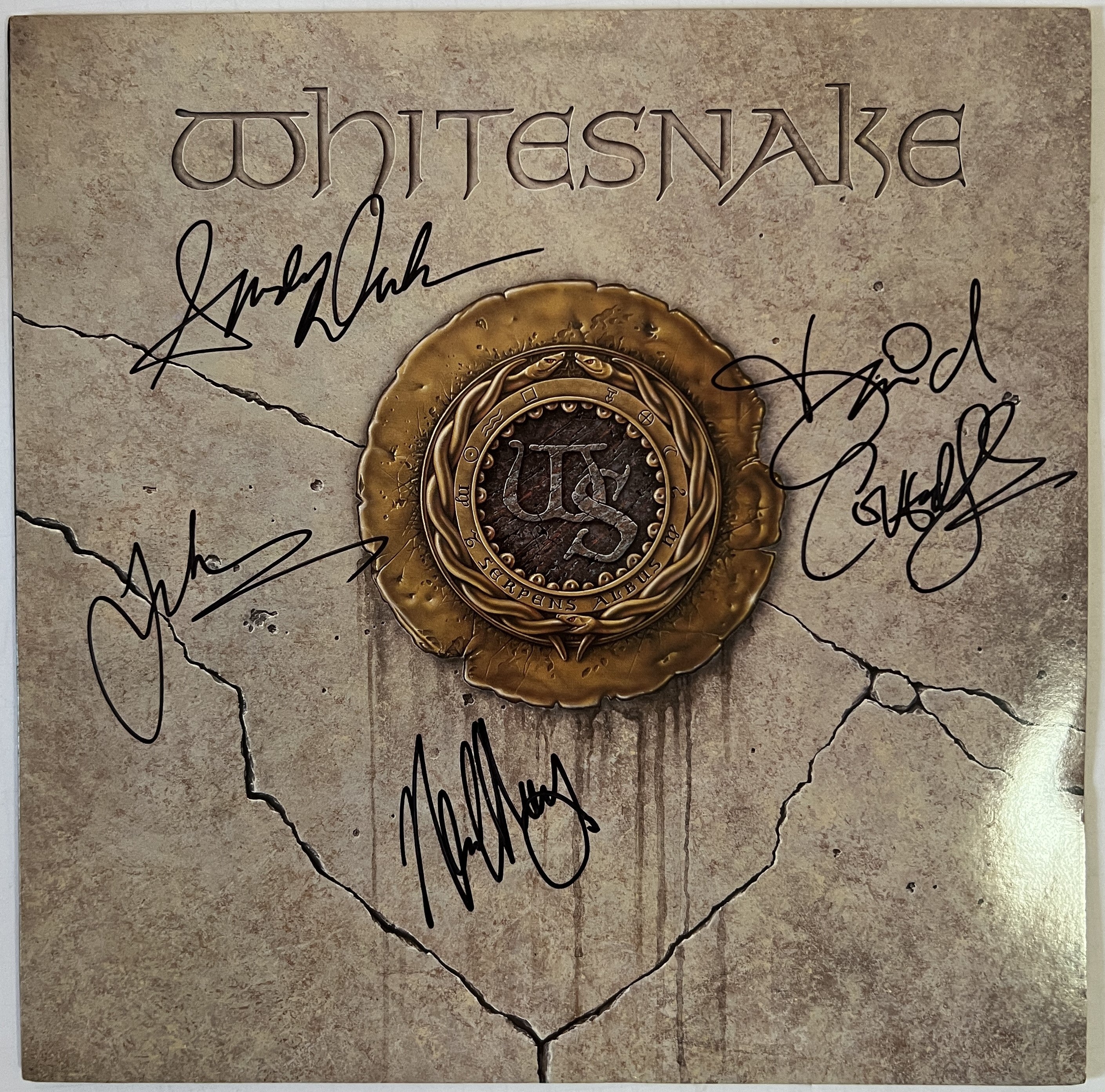 White Snake LP signed with proof