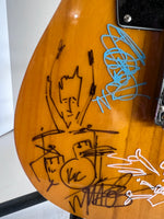 Load image into Gallery viewer, Guns N&#39; Roses Axl Rose, Slash, Matt Sorum, Gilby Clarke Izzy Stradlin Steven Adler telecaster electric guitar signed with proof
