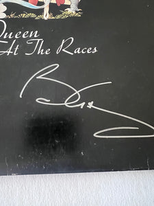 Freddie Mercury Rodger Taylor Brian May John Deacon Queen a day at the races LP signed with proof