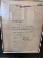 Load image into Gallery viewer, John F. Kennedy framed letter signed on official document 36 by 33
