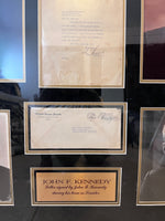 Load image into Gallery viewer, John F. Kennedy framed letter signed on official document 36 by 33
