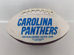 Load image into Gallery viewer, Carolina Panthers full size football Cam Newton, Greg Olsen signed
