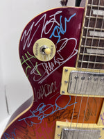 Load image into Gallery viewer, Guitar legends 36 signed in all Angus Young, Paul Simon, Jimmy Page, David Gilmour, Jimmy Hendix model guitar signed with proof
