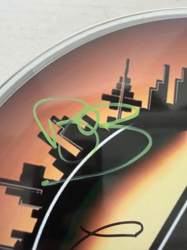 Chester Bennington Linkin Park one-of-a-kind drumhead signed with proof