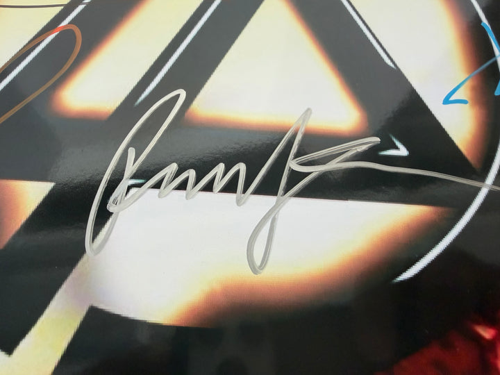 Chester Bennington Linkin Park one-of-a-kind drumhead signed with proof