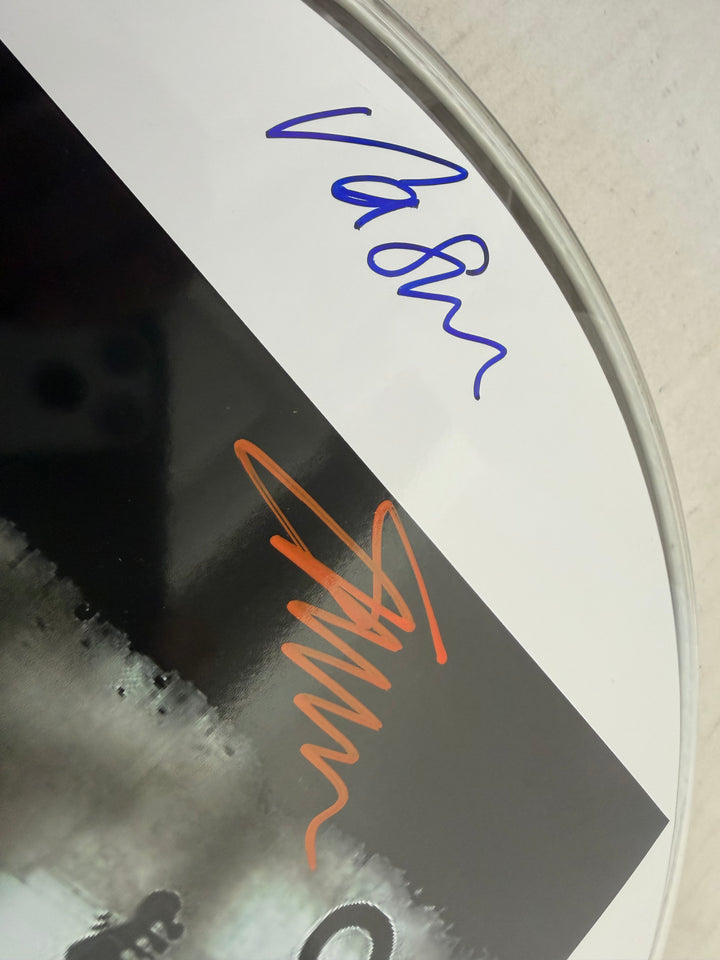 Robert Smith and The Cure one-of-a-kind drumhead signed with proof