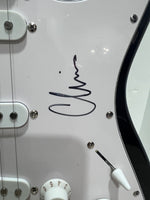 Load image into Gallery viewer, Deftones Chi Cheng, Chino Moreno, Stephen Carpenter, Frank Delgado Stratocaster electric guitar signed with proof
