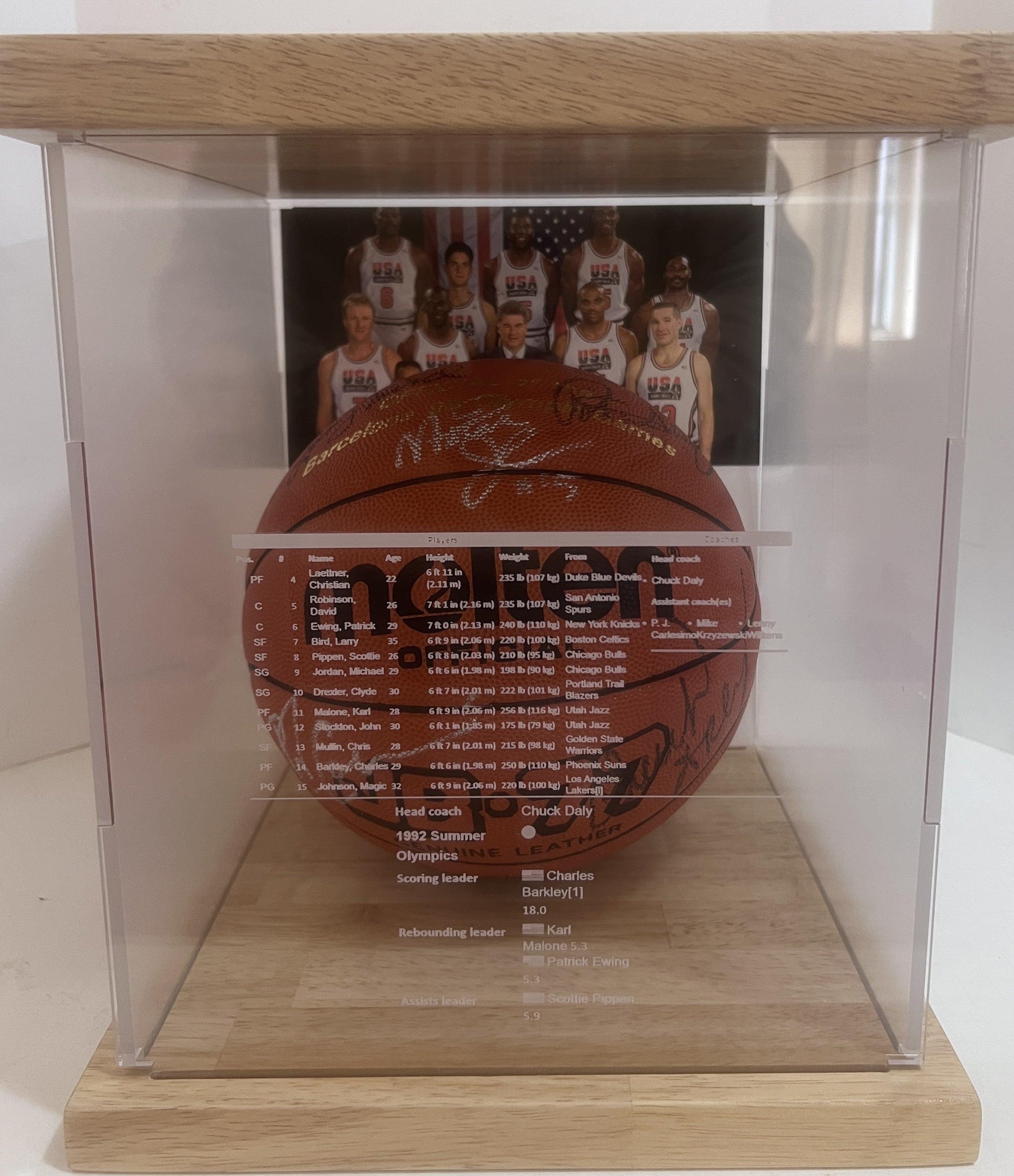 Signed Molten Basketball: Dream Team 1992 Olympic – Awesome Artifacts