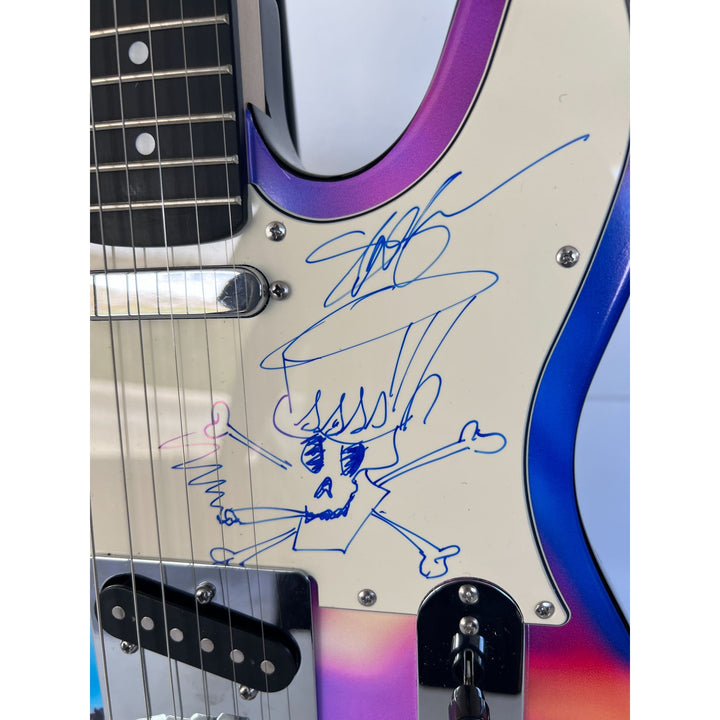 Saul Hudson "Slash " of Guns N Roses "One of A Kind " full size relecaster electric guitar signed with proof.