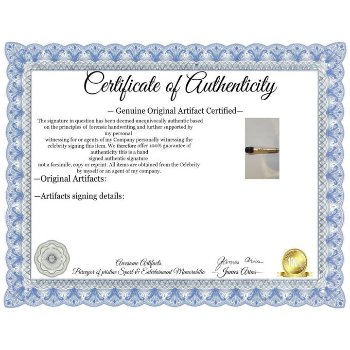 Harry Styles former "One Direction " singer microphone signed with proof.