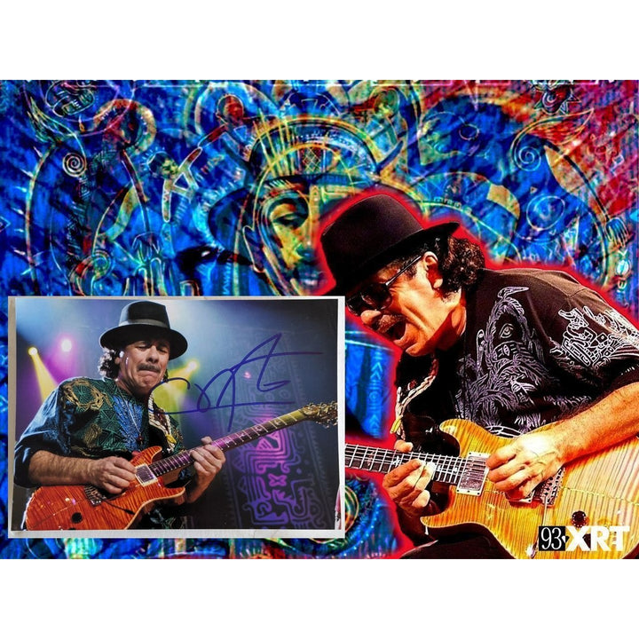 Carlos Santana 5x7 photo signed with proof