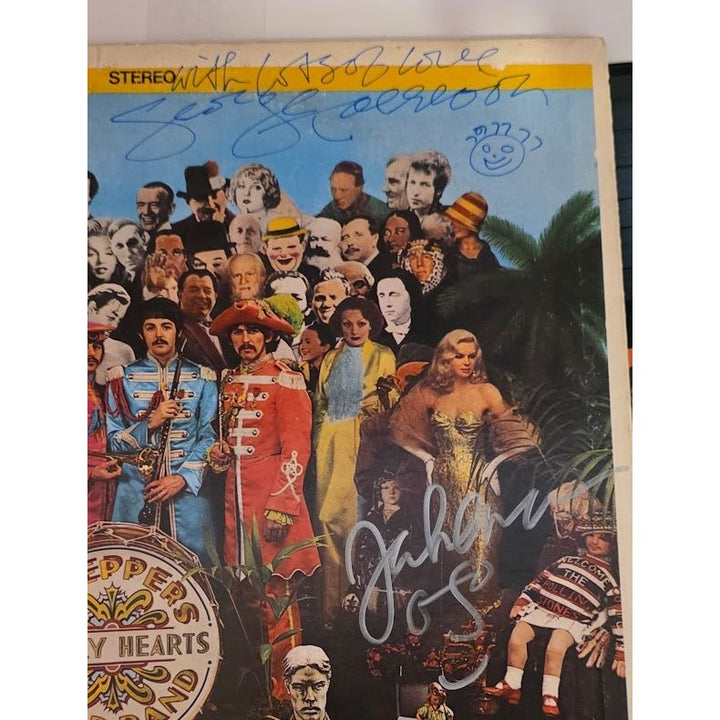 The Beatles "Sgt. Pepper's Lonely Hearts Club Band" LP signed with proof.
