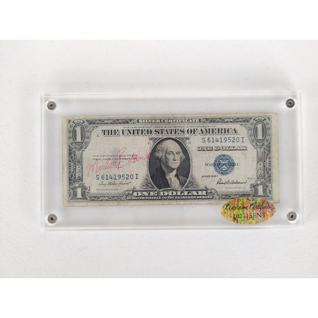 Marlon Brando 1939 Silver Certificate genuine vintage US currency Awesome Artifacts