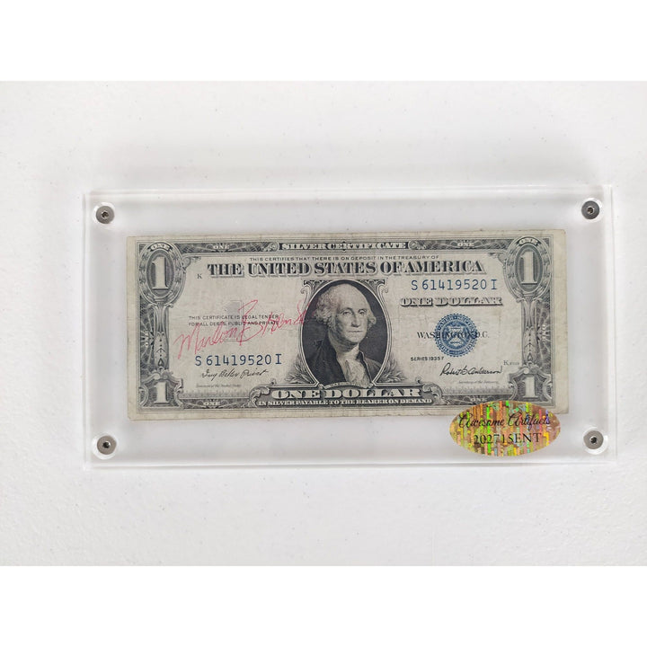 Marlon Brando 1939 Silver Certificate genuine vintage US currency Awesome Artifacts