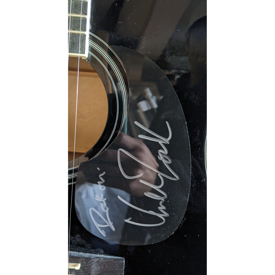 Kid Rock "Robert James Ritchie" 41' full size acoustic guitar signed with proof