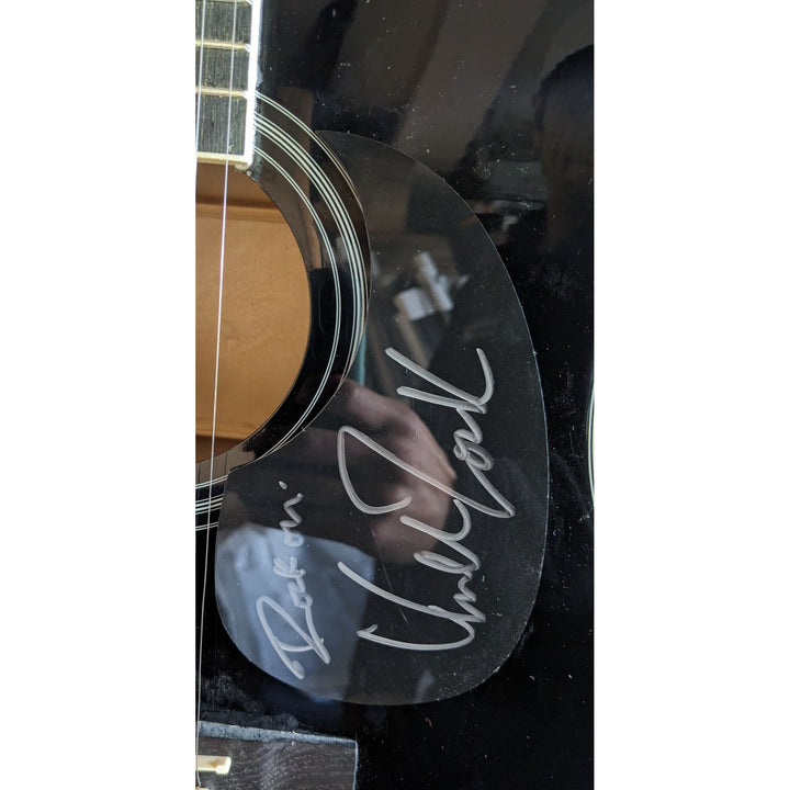 Kid Rock "Robert James Ritchie" 41' full size acoustic guitar signed with proof