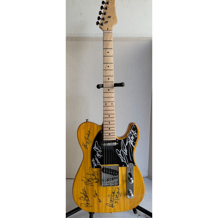 Bruce Springsteen Clarence Clemons and the E street band Telecaster electric guitar signed with proof.