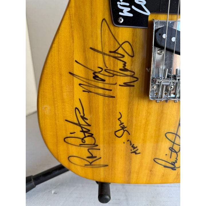 Bruce Springsteen Clarence Clemons and the E street band Telecaster electric guitar signed with proof.