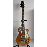 Load image into Gallery viewer, Deftones, Korn, Tool. Limp Bizkit &amp; System of the Down Gold Les Paul electric guitar signed with proof
