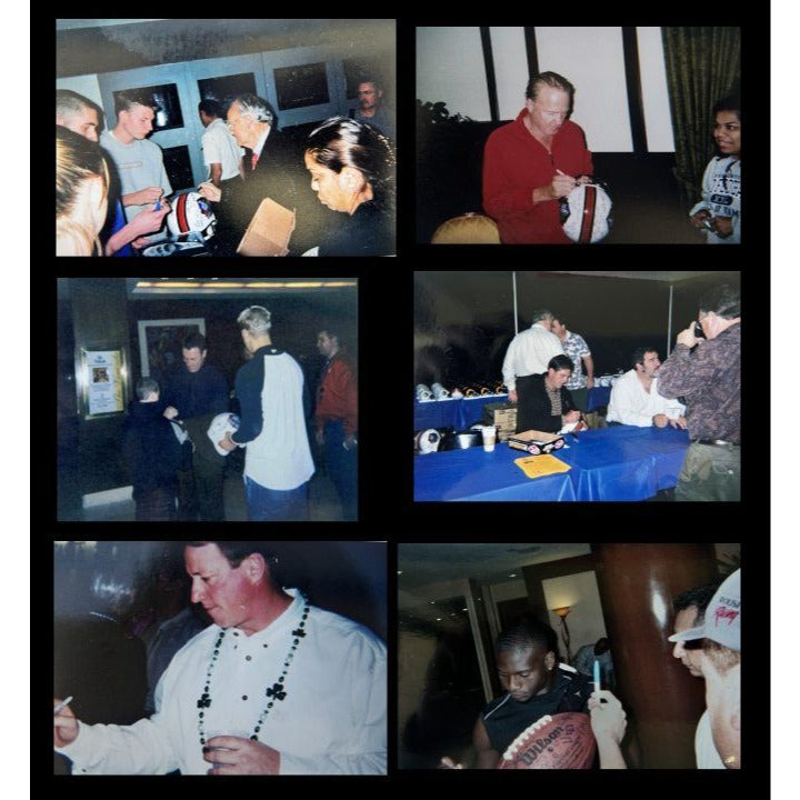 NFL Riddell Pro model Hall of Fame logo helmet signed by 30 plus HOFERS with proof $8995