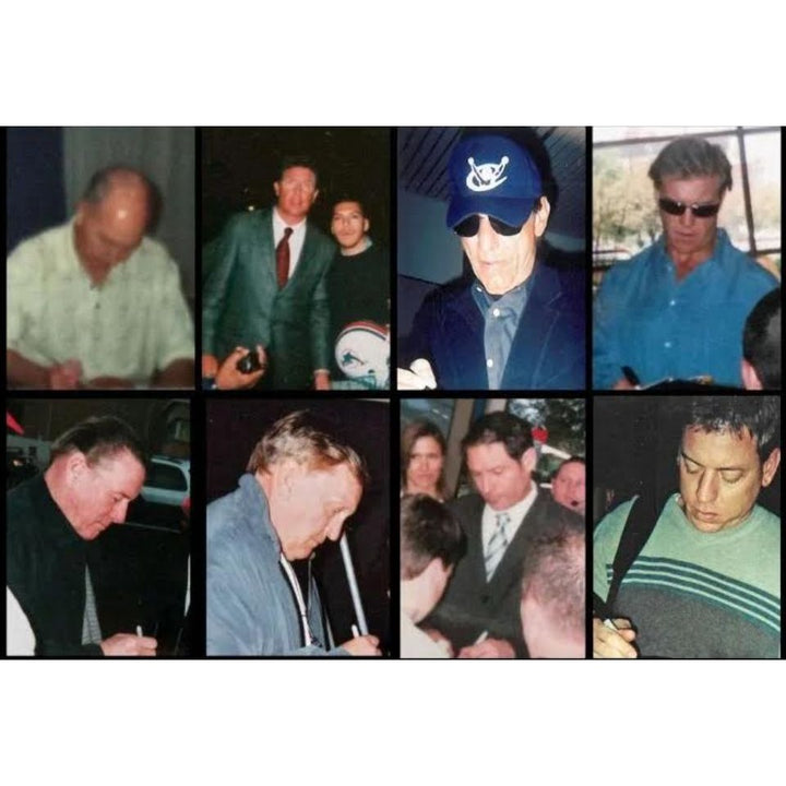 NFL Riddell Pro model Hall of Fame logo helmet signed by 30 plus HOFERS with proof $8995