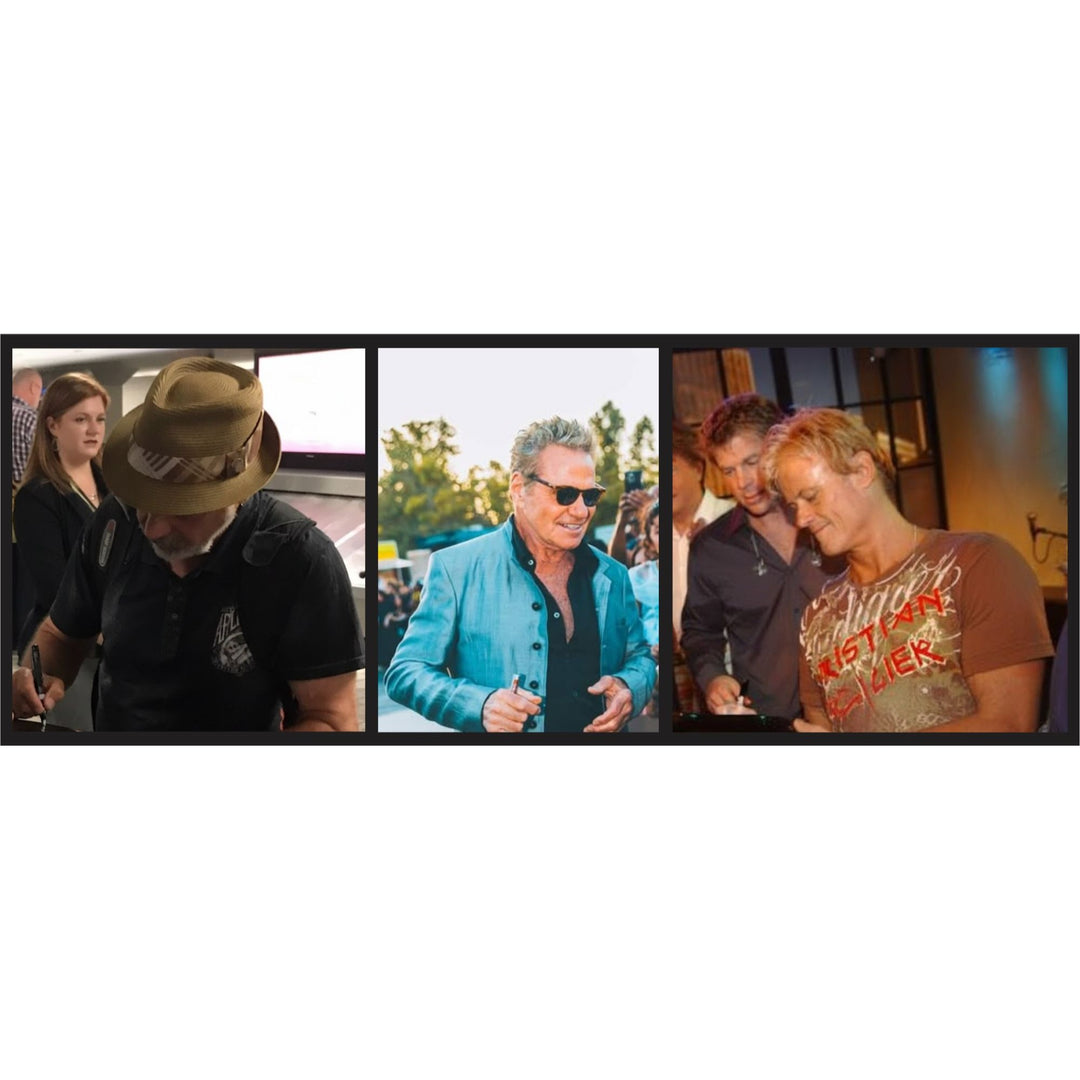 Peter Cetara, Robert Lamm, Lee Loughnane, Danny Seraphine, Terry Kath, Walt Parazaider & Jimmy Pankow, Chicago Fender electric guitar signed