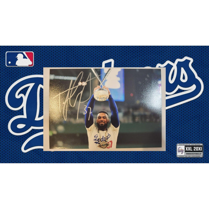 Teoscar Hernandez Los Angeles Dodgers 5x7 photo signed
