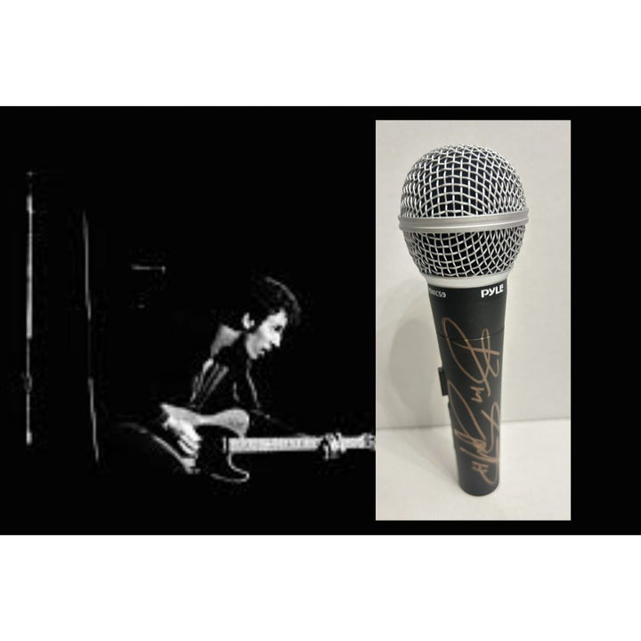 Bruce Springsteen signed microphone with proof