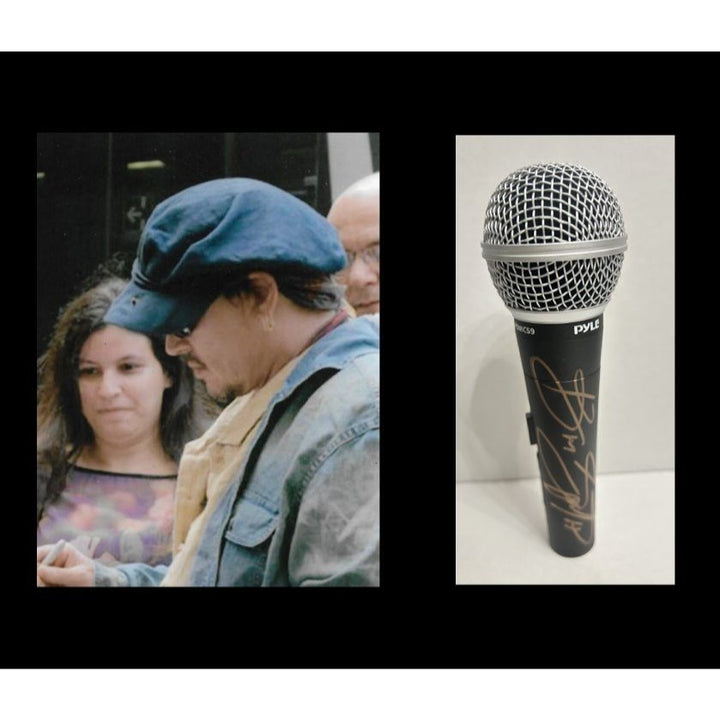 Bruce Springsteen signed microphone with proof