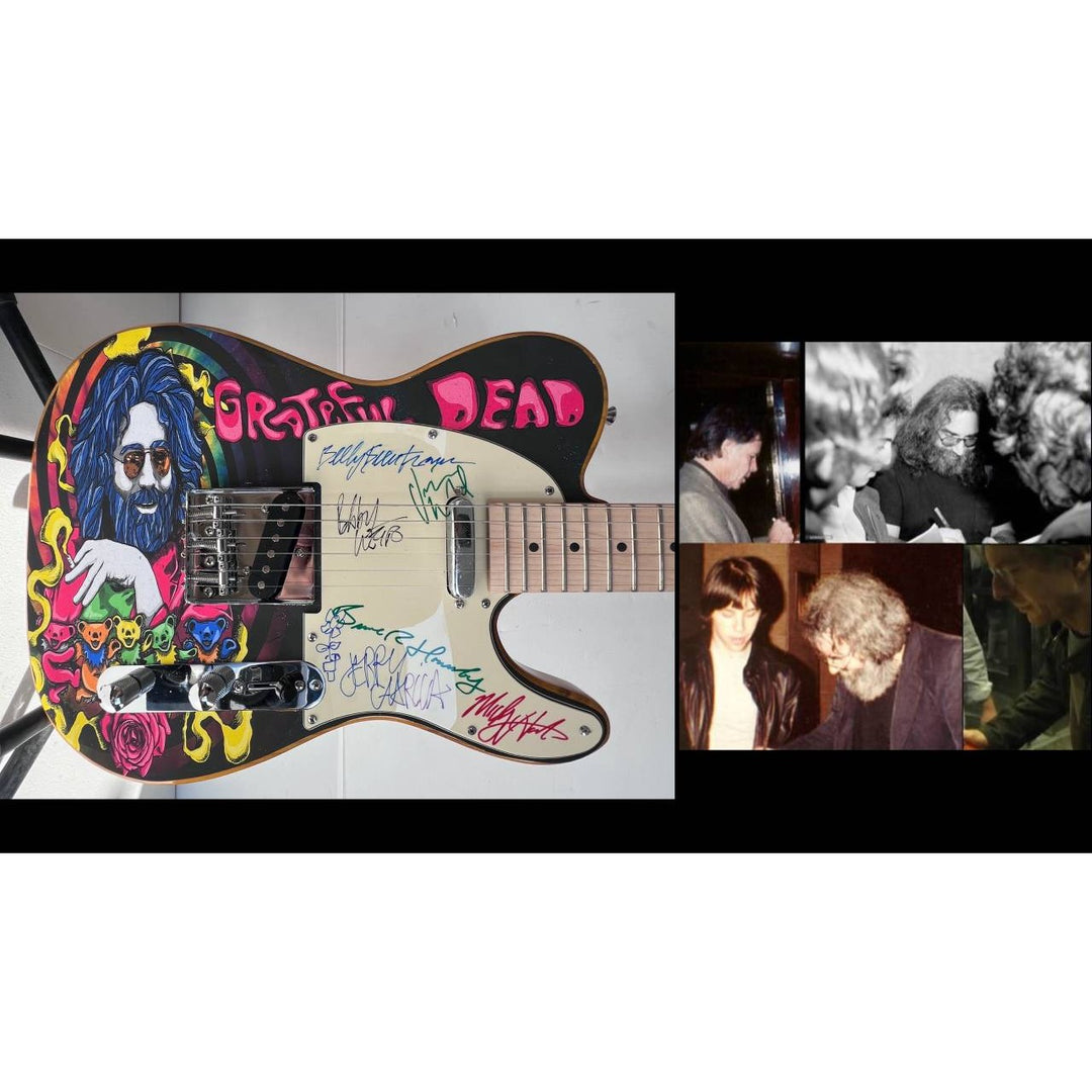 The Grateful Dead Jerry Garcia telecaster electric guitar signed with proof.