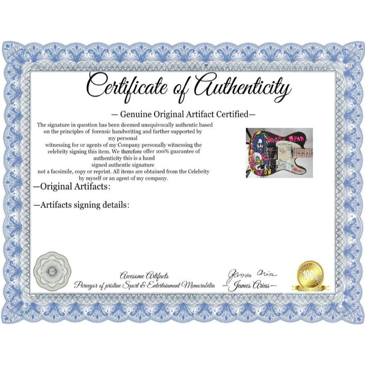 The Grateful Dead Jerry Garcia telecaster electric guitar signed with proof.