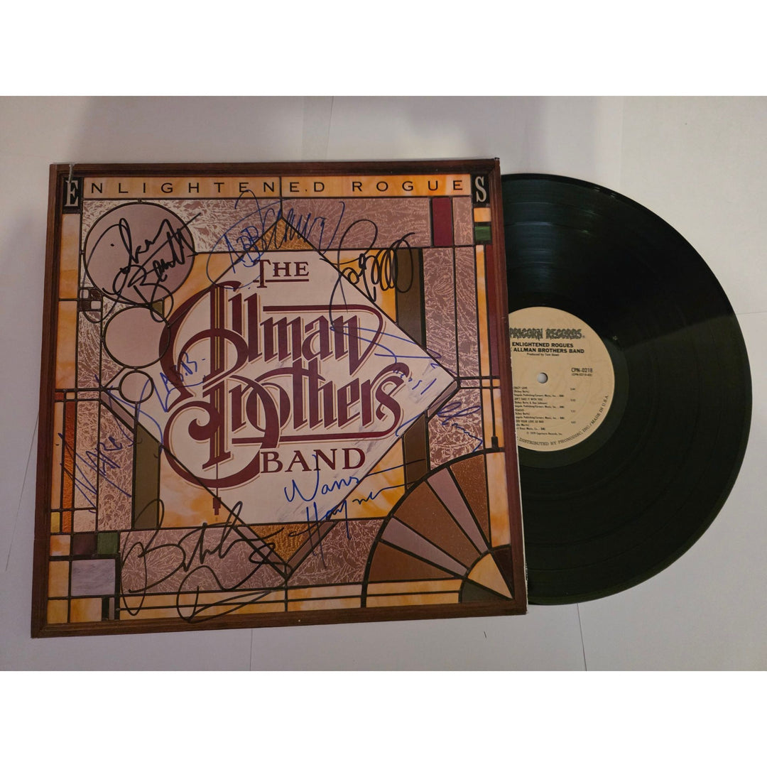 The Allman Brothers "Enlightened Rogues" LP signed with proof.
