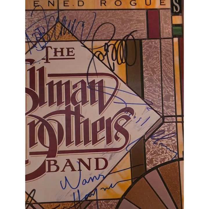 The Allman Brothers "Enlightened Rogues" LP signed with proof.