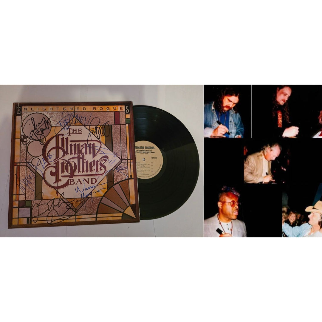 The Allman Brothers "Enlightened Rogues" LP signed with proof.