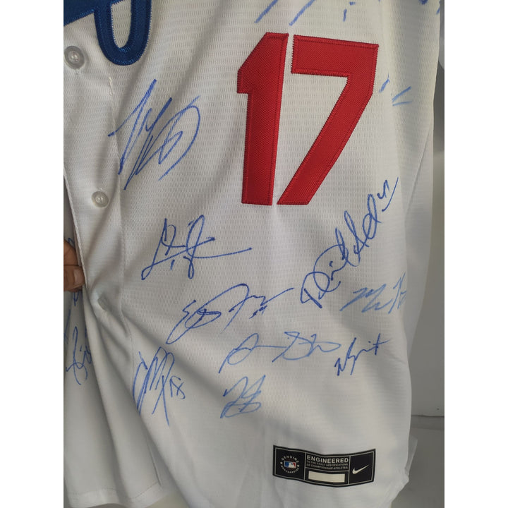 Shohei Ohtani Los Angeles Dodgers 2024 team signed jersey with proof