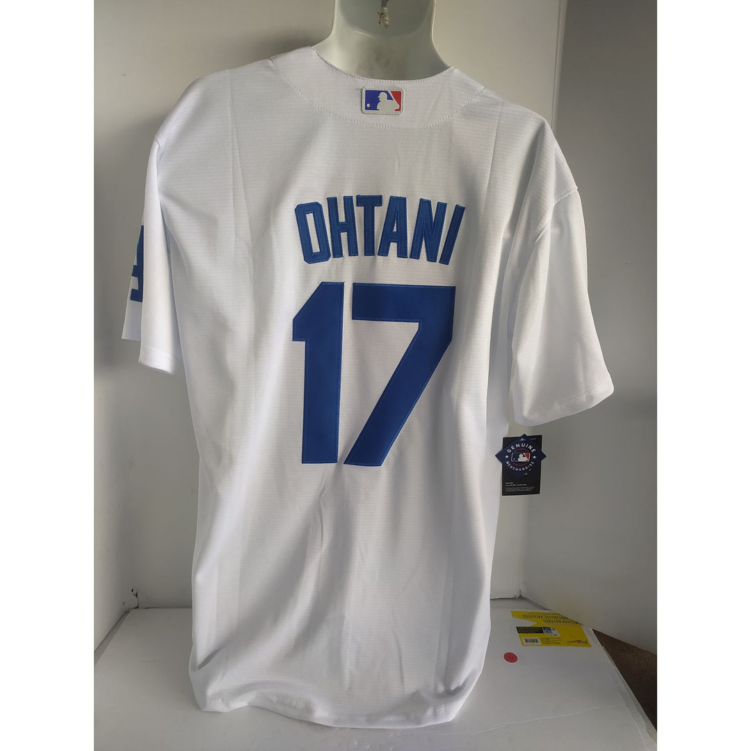 Shohei Ohtani Los Angeles Dodgers 2024 team signed jersey with proof