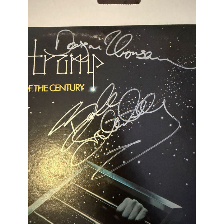Super Tramp "Crime of the Century" original LP Roger Hodgson, Rick Davies, Bob Siebenberg, John Helliwell and Dougie Thomson signed.