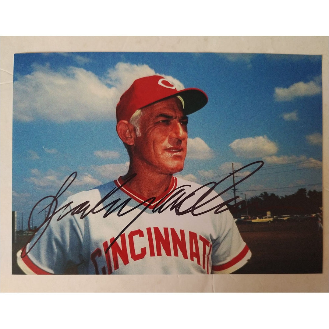 George "Sparky" Anderson, Cincinnati, Reds, "The Big Red Machine" MLB, 5x7, photo, signed, with proof