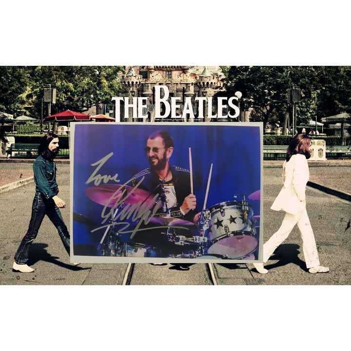 The Beatles Ringo Starr 5x7 photo signed with proof