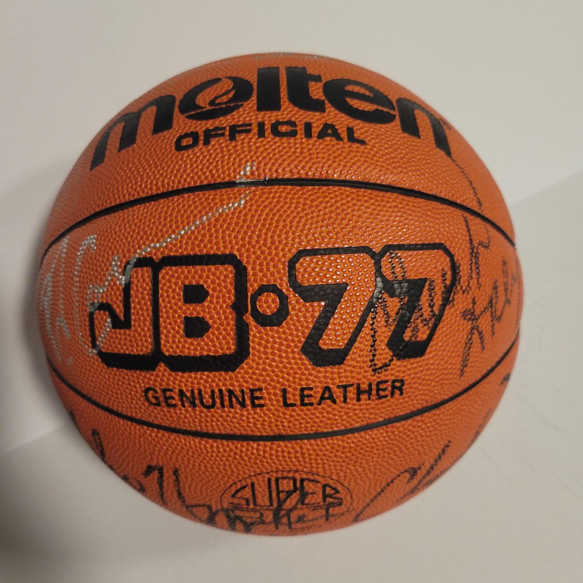 Signed Molten Basketball: Dream Team 1992 Olympic