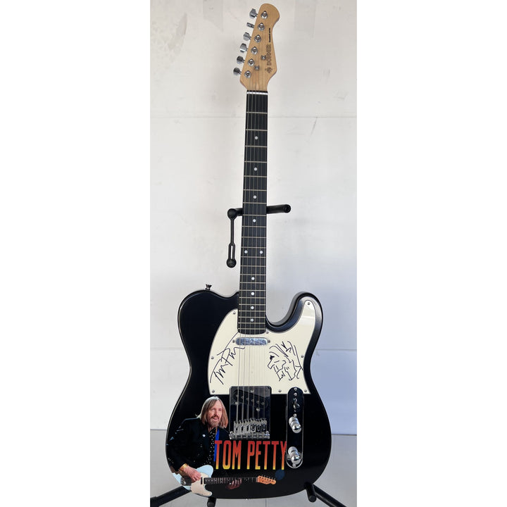 Tom Petty ONE OF A KIND full size telecaster electric guitar signed with proof & sketch (by Tom himself ).
