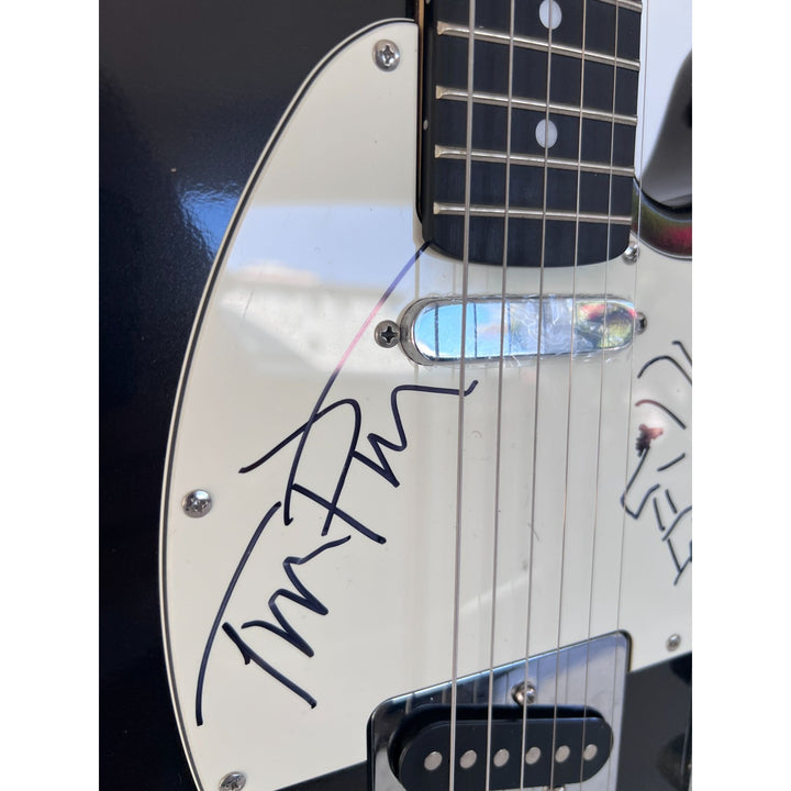 Tom Petty ONE OF A KIND full size telecaster electric guitar signed with proof & sketch (by Tom himself ).