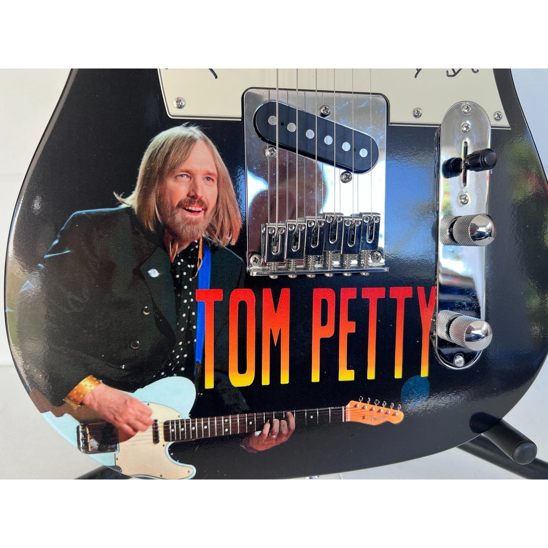 Tom Petty ONE OF A KIND full size telecaster electric guitar signed with proof & sketch (by Tom himself ).
