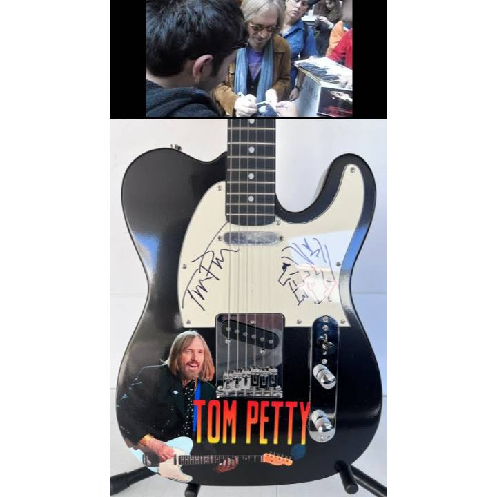 Tom Petty ONE OF A KIND full size telecaster electric guitar signed with proof & sketch (by Tom himself ).