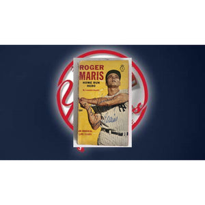 Roger Maris New York Yankees vintage book signed